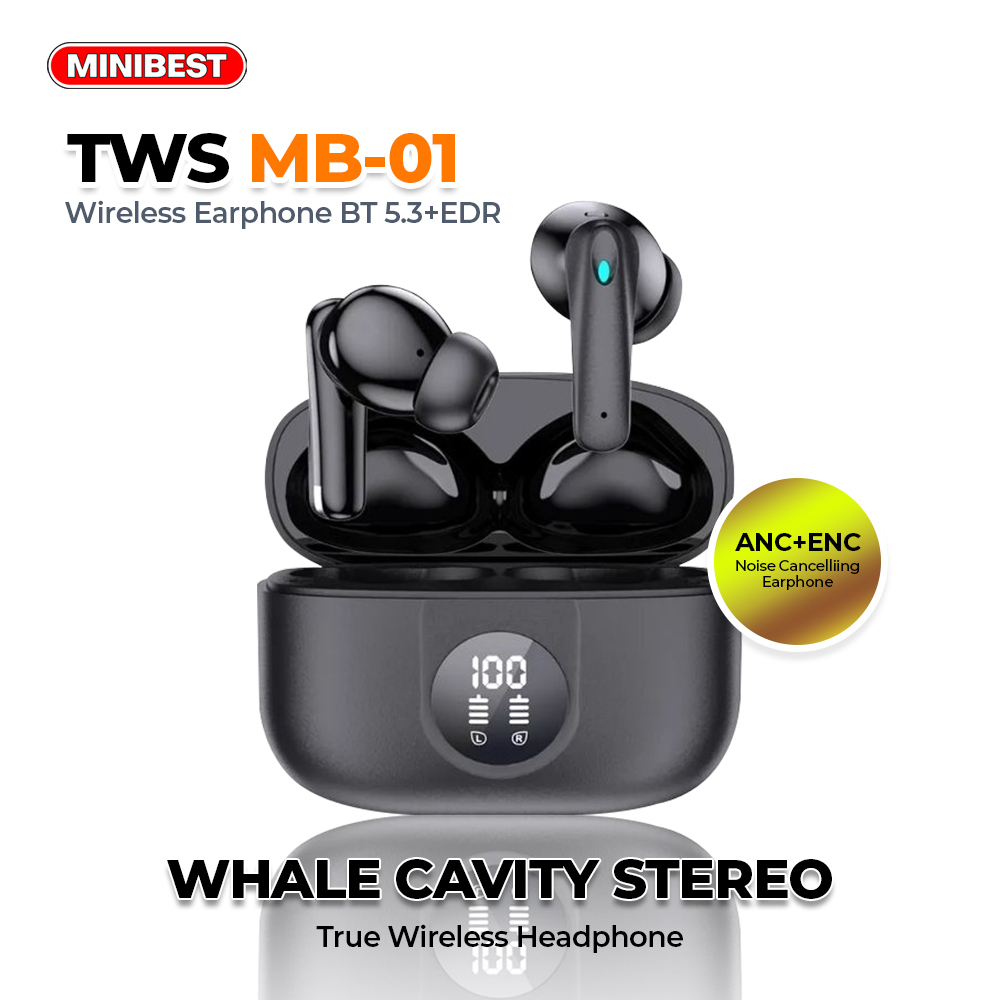 Jual Minibest Pro Mb Tws Earphone Headset Bluetooth Edr Anc Enc