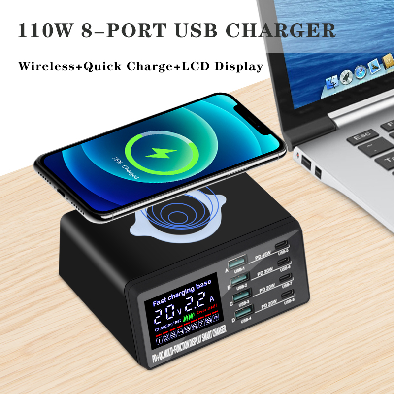 Jual Asometech Wlx X D Port Multi Devices Usb Pd Fast Charging Station Shopee Indonesia