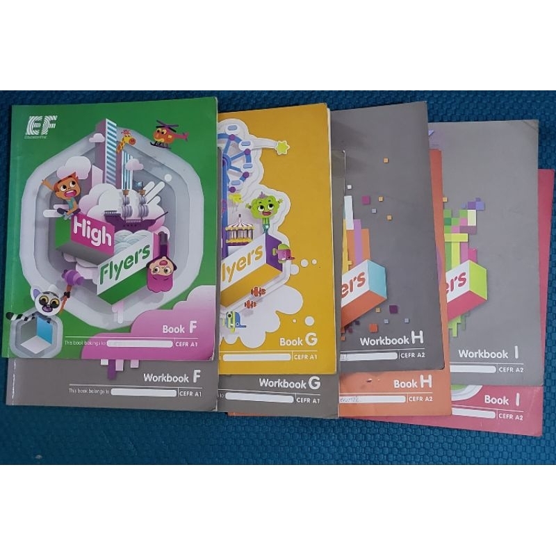 Jual BUKU EF ORIGINAL.HIGH.FLYERS F , G , H , 1 ( 1 SET ISI 2 BUKU ...