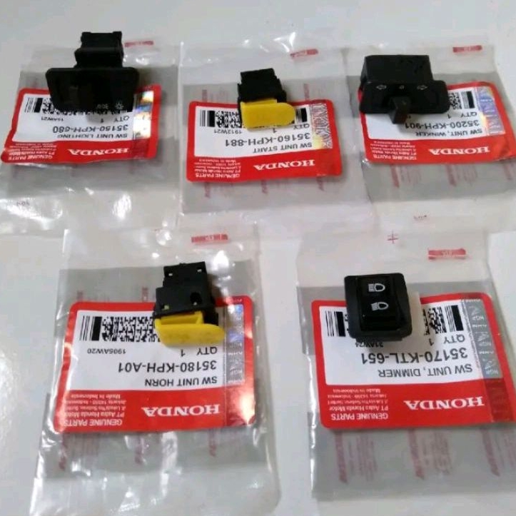 Jual Tombol Saklar set Honda kode part KPH Beat lama Vario lama Cwe ...