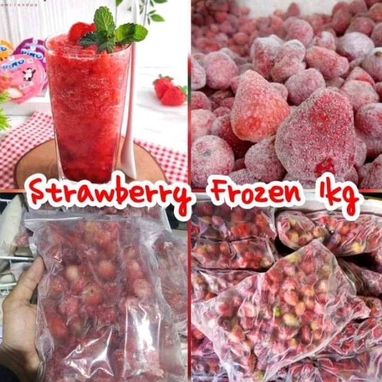 Jual Strawberry Frozen / Stroberi Beku 1 Kg | Shopee Indonesia