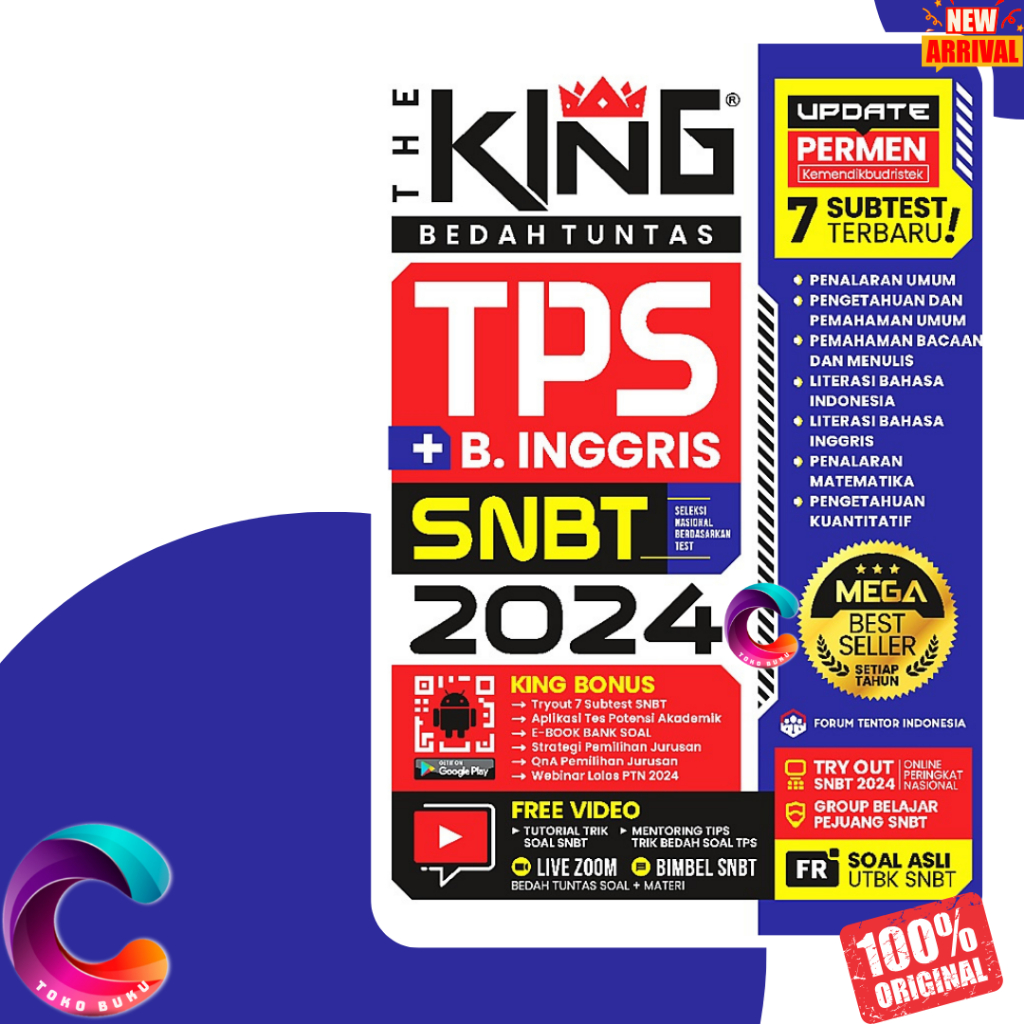 Jual THE KING BEDAH TUNTAS TPS SNBT 2024 TERBARU | Shopee Indonesia