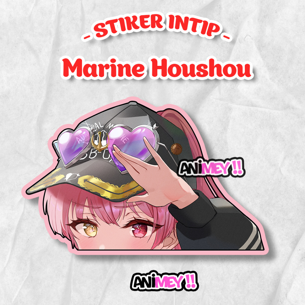 Jual Stiker Intip Marine Houshou / Sticker Anime Waterproof | Shopee ...