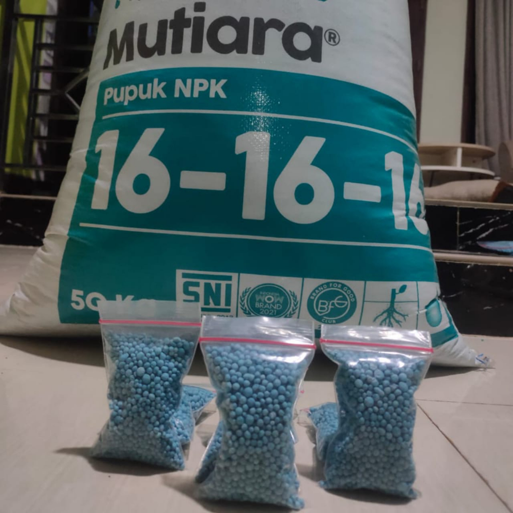 Jual Pupuk Npk Mutiara 16 16 16 Repack 50 Grampupuk Segala Jenis Tanaman Shopee Indonesia 3595