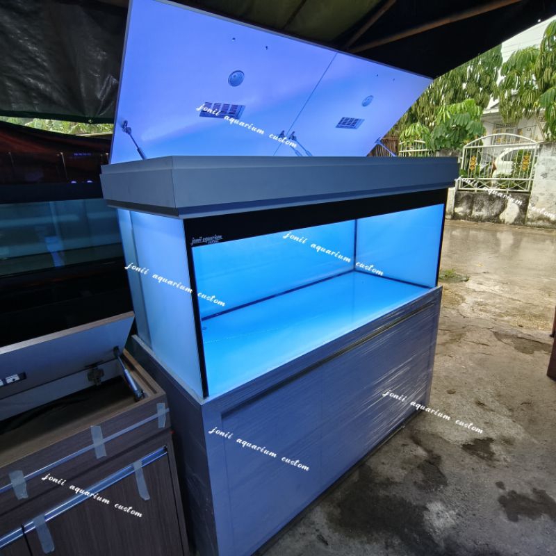 Jual Aquarium Kabinet X X Mm Full Set Tinggal Masuk Ikan