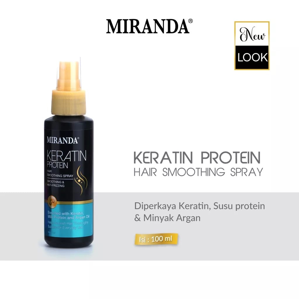 Jual Miranda Keratin Protein Hair Smoothing Spray - Vitamin Rambut ...