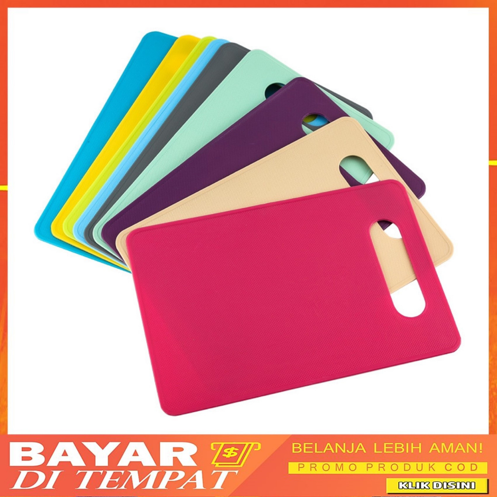 Jual Talenan Dapur Plastik Non-Slip Warna Warni / Alas Pemotong Buah ...
