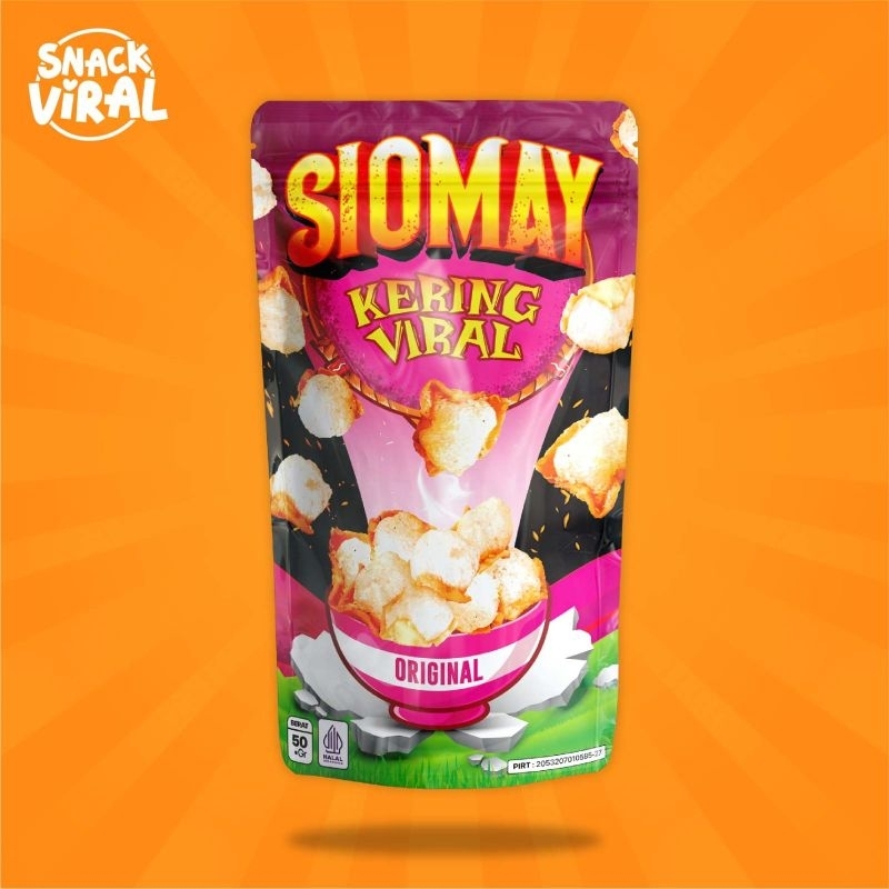 Jual Snack Viral Siomay Kering Viral 50gr 3 Variant Rasa Shopee