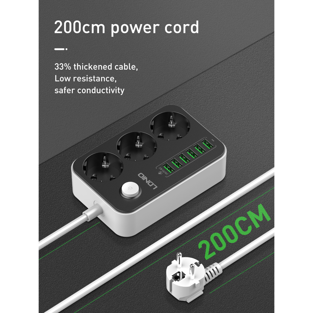 Jual LDNIO Colokan Listrik Power Socket SC3412 SC3604 SE3631 Stop ...