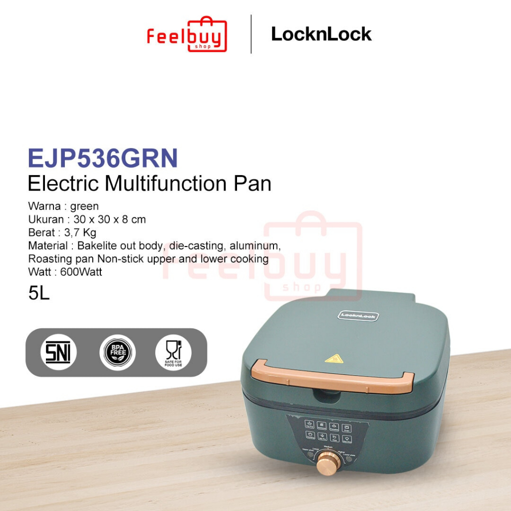 Jual LocknLock Electric Multifunction Pan - EJP536GRN | Shopee Indonesia