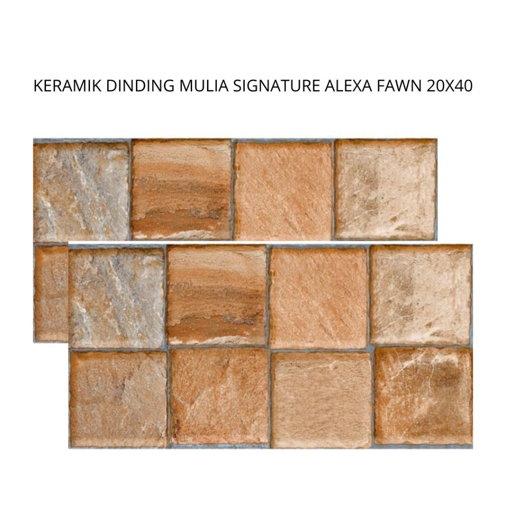 Jual Keramik Dinding Mulia Signature Alexa Fawn 20x40 Kw1 | Shopee ...