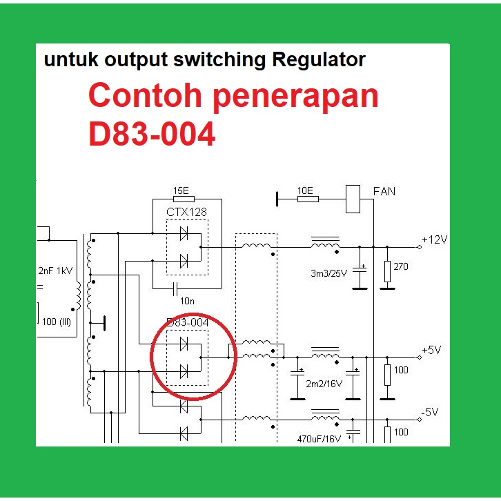 Jual Qty 5 Pcs ESAD83 004 SCHOTTKY BARRIER DIODE D83-004 Original Fuji ...