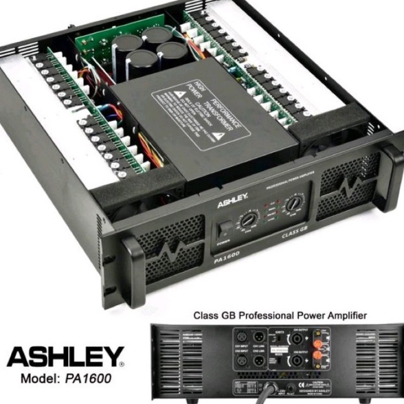 Jual Power Amplifier ASHLEY PA1600plus PA 1600 Original CLASS GB