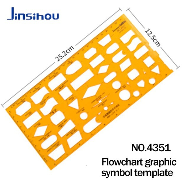 Jual JSH Ruler Flow Chart 4351 | Shopee Indonesia