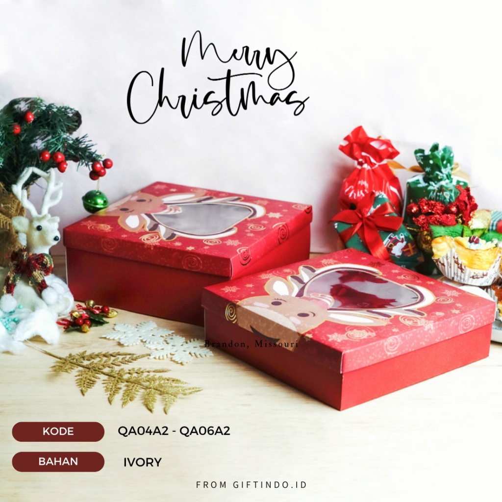 Jual Box Hampers Box 25 X 25/ Parcel Natal / Box Kue / Box Christmas ...