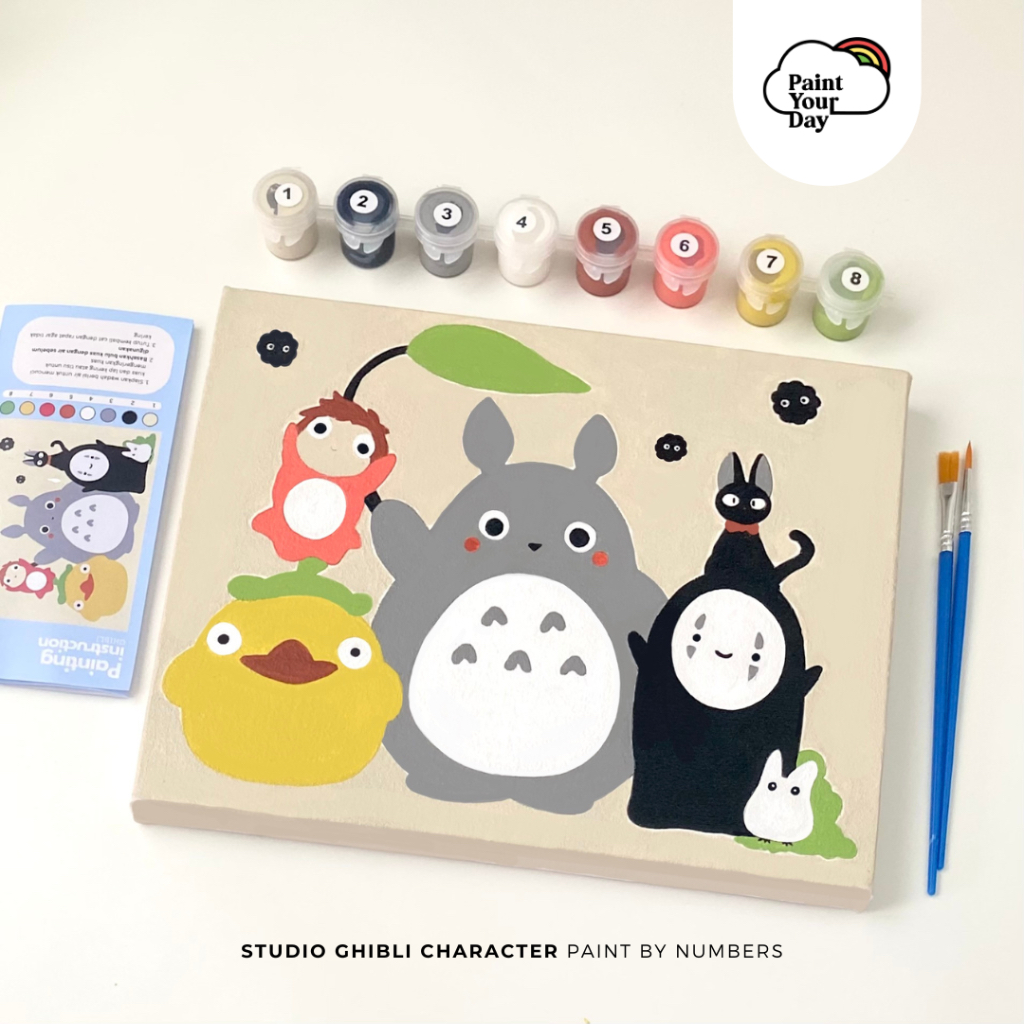 Jual PAINT BY NUMBER Ghibli PaintYourDay Painting Kit 20x25cm