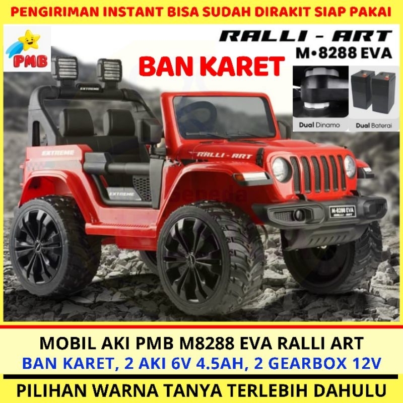 Jual Mobil Aki Remote Control Jeep Rubicon PMB M 8288 Off Road Mainan