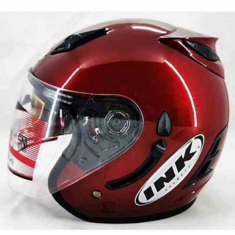 Jual HELM INK CENTRO DOUBLE VISOR BARU BUSA TEBAL BER SNI PAKING KARDUS ...