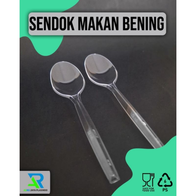 Jual Sendok Makan Bening Kcs 1 Pack Isi 25 Pcs Shopee Indonesia