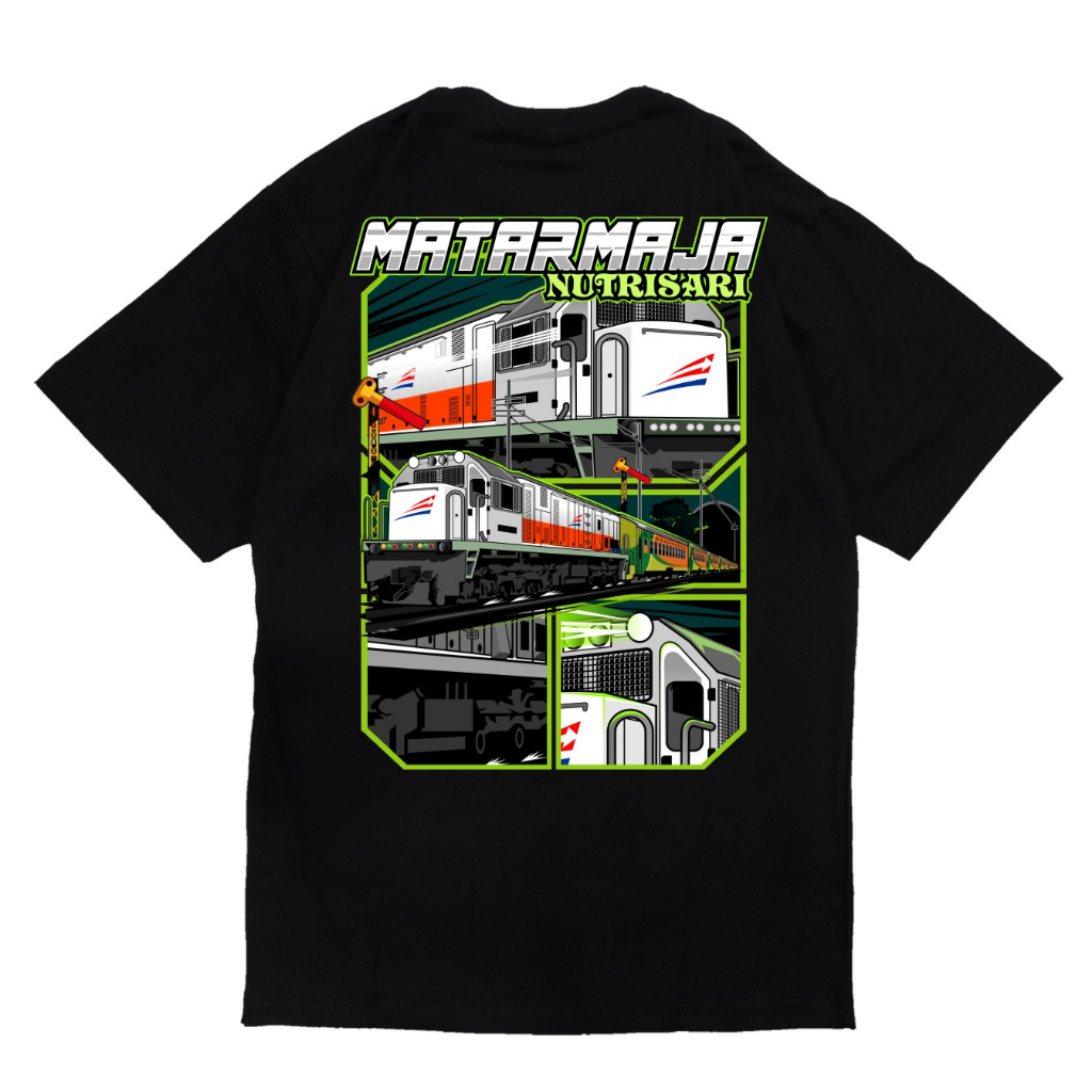 Jual ( FREE STIKER ) KAOS KERETA API KA MATARMAJA ANAK DAN DEWASA ...