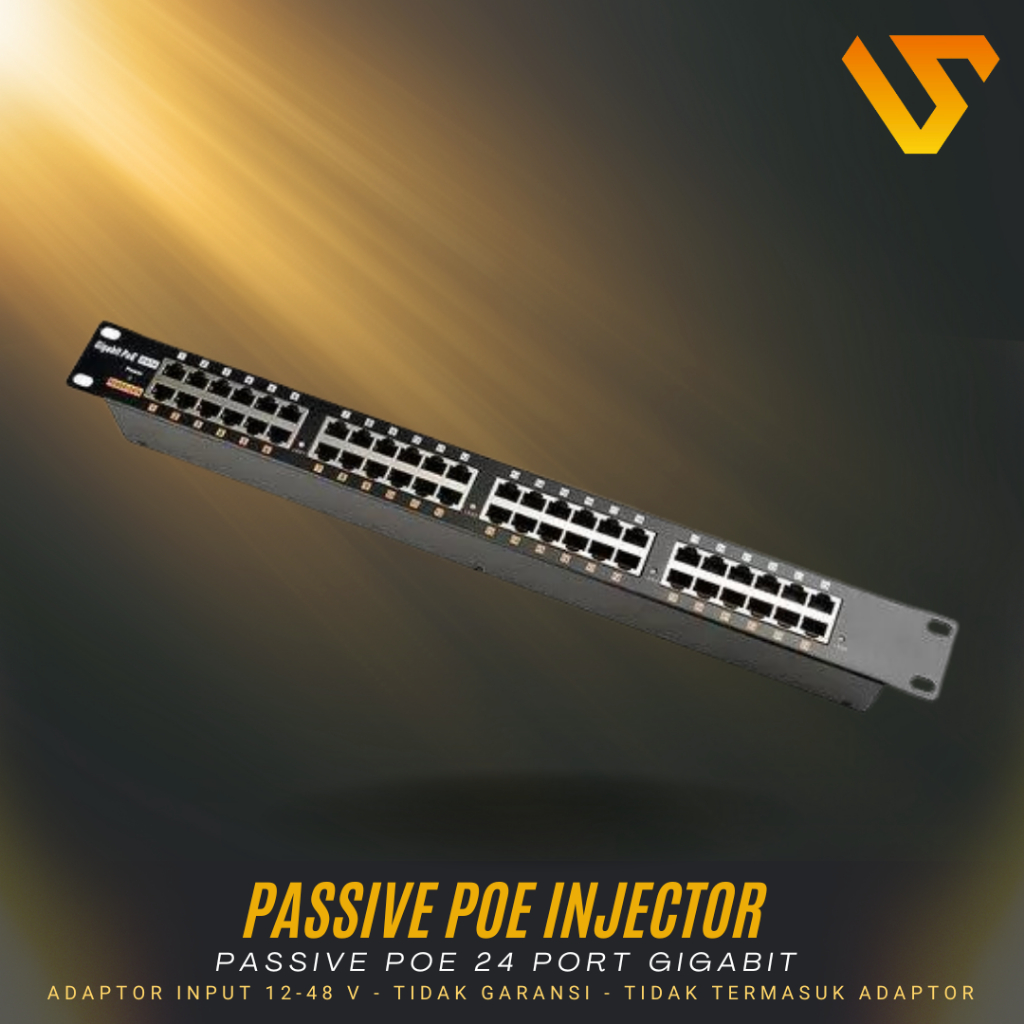 Jual Passive POE Injector 24 Port Gigabit|GIGABIT POE 24 Port | Shopee ...