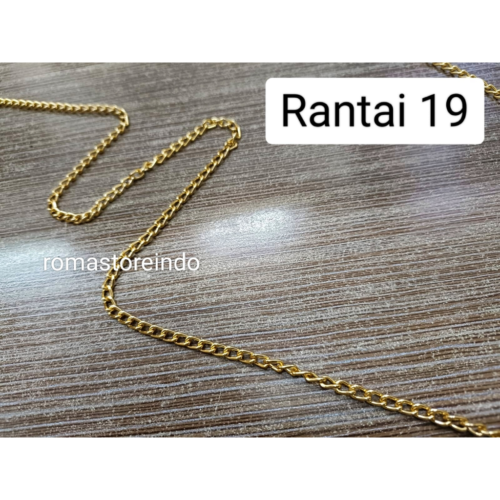 Jual Rantai Tas / Tali Tas #19 Diameter 0.3x0.5CM (Harga/ Bungkus ...