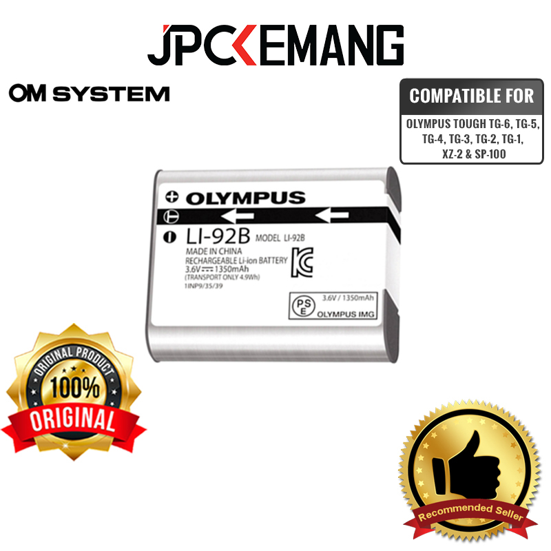 Jual Olympus LI-92B Rechargeable Battery LI92B LI 92 B Om System ...