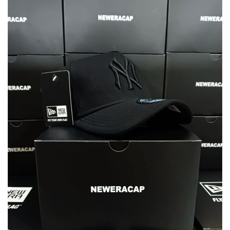 Jual Topi Premium / NY Black On Balck | Shopee Indonesia