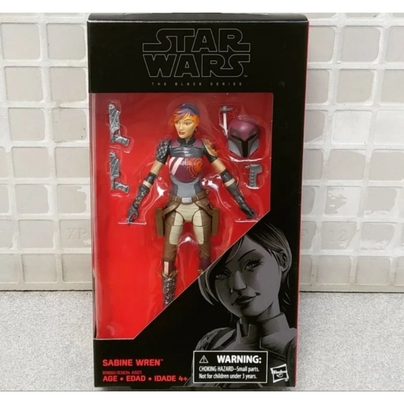 Jual Hasbro Original Star Wars Black Series Rebels Sabine Wren Clone ...