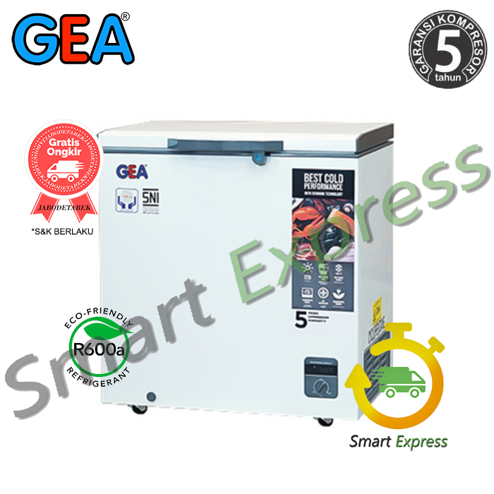 Jual Chest Freezer Gea Ab R Ab R Pintu Liter Shopee Indonesia