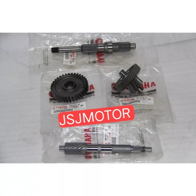Jual GIGI GIR GEAR RASIO RATIO SET KOMPLIT GEAR GEPENG SUSUN AS PULLY ...