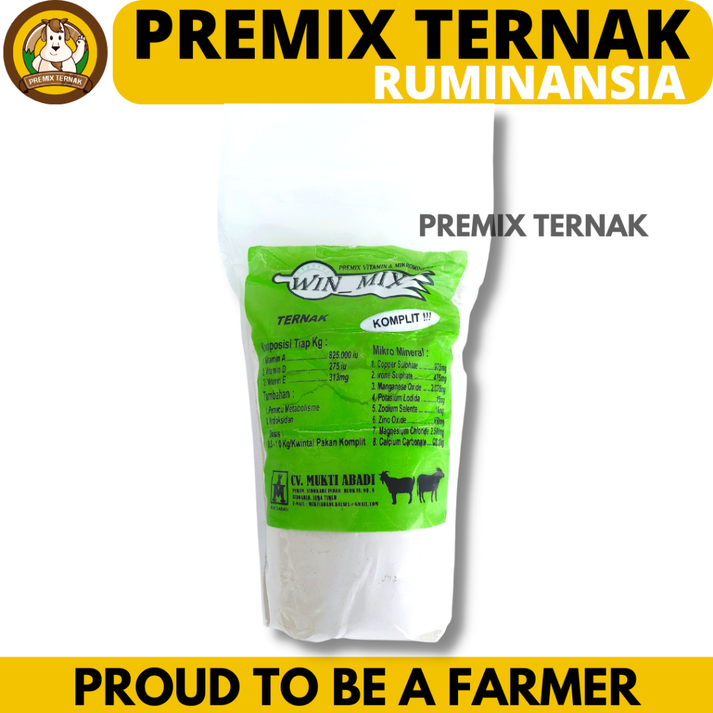 Jual WIN MIX TERNAK 1.5 KG - Premix Komplit untuk Ternak Ruminansia ...