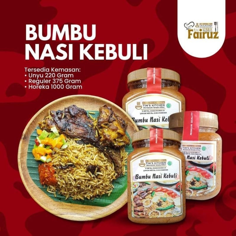 Jual Bumbu Nasi Kebuli Kemasan Unyu Tin's Kitchen 220gram Shopee