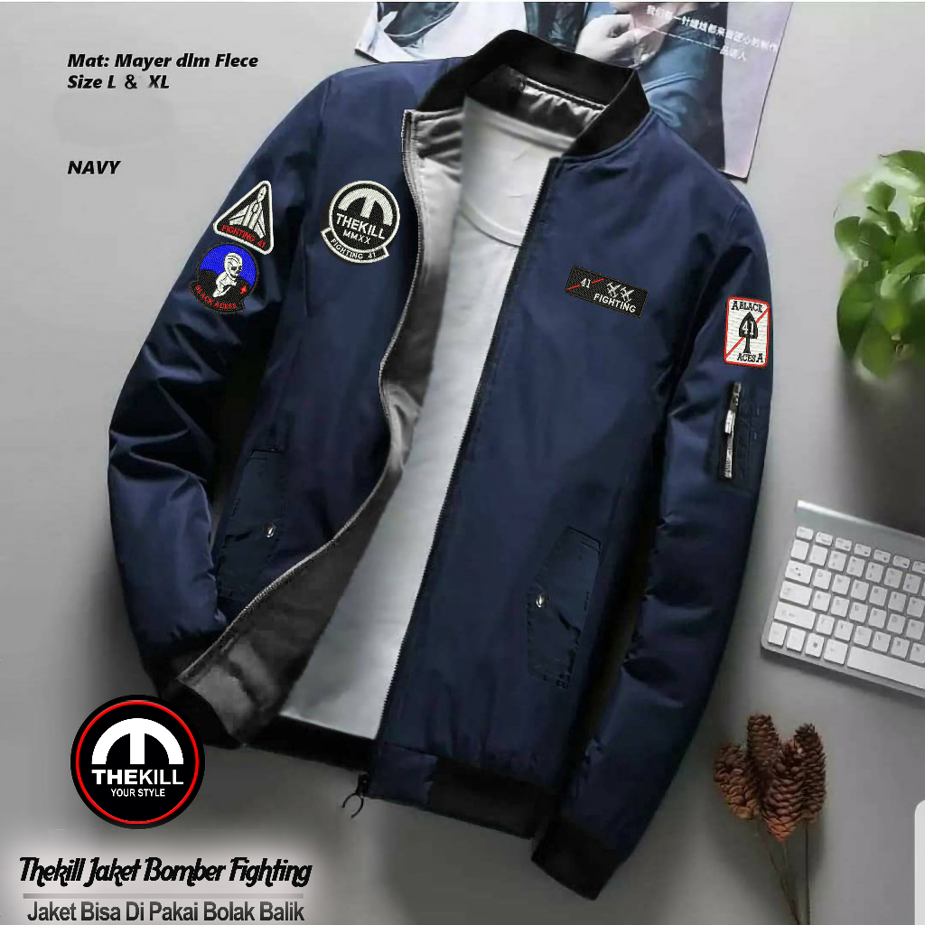 Jual NEW MODEL JAKET BOMBER URBAN PRIA WANITA UNISEX Shopee Indonesia