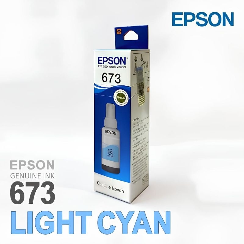 Jual Tinta Epson 673 Kualitas Premium Varian Light Cyan | Shopee Indonesia