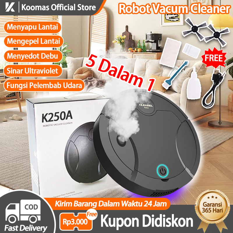 Jual Koomas Robot Vacum Cleaner 5 In 1 Portable Penyedot Debu Rumah ...