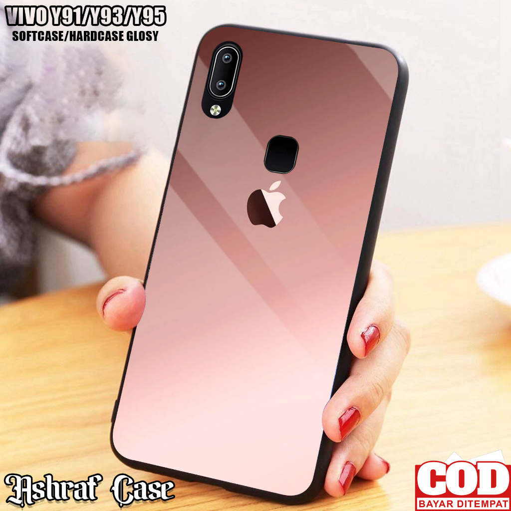 Case Vivo Y91 Y93 Y95 Casing Hp Vivo Y91 Y93 Y95 BRAND  Silikon Hp Vivo Y91- Softcase Glass Kaca Kesing Hp Kondom Hp Mika Hp 