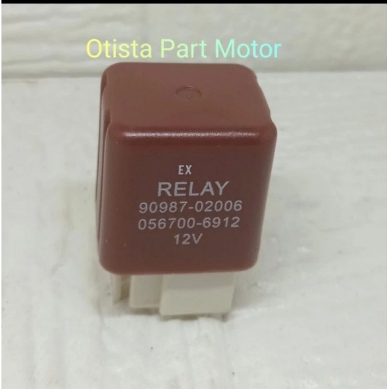 Jual Riley Relay Lampu V Volt Kaki Pin Toyota Kijang Great Corolla Ori Shopee Indonesia