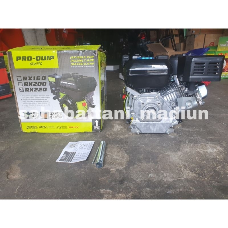 Jual Mesin Penggerak PROQUIP RX220 8 HP / Mesin Motor Penggerak Bensin ...