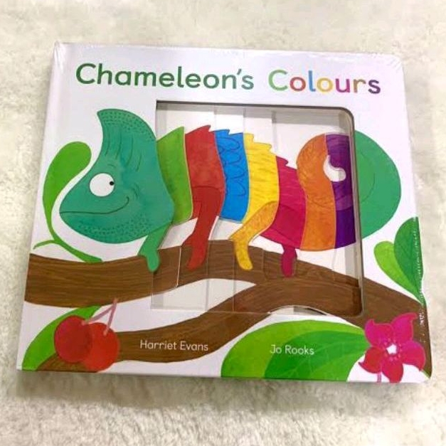 Jual BUKU CHAMELEON'S COLOURS Layer Boardbook Mengenal Warna Anak