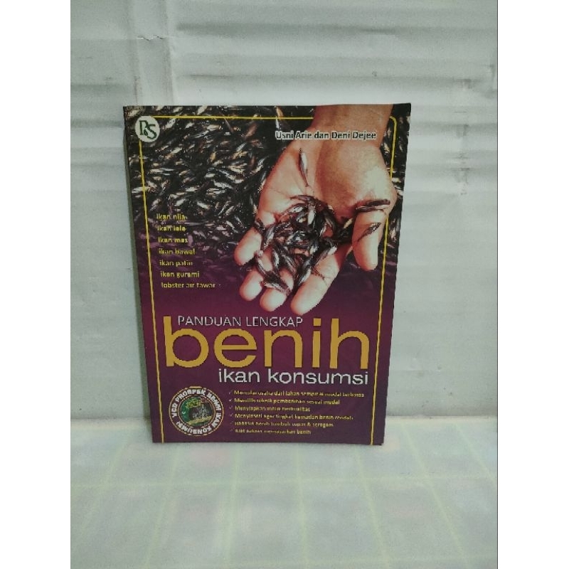 Jual Buku Original - Panduan Lengkap Benih Ikan Konsumsi Oleh Usni ...