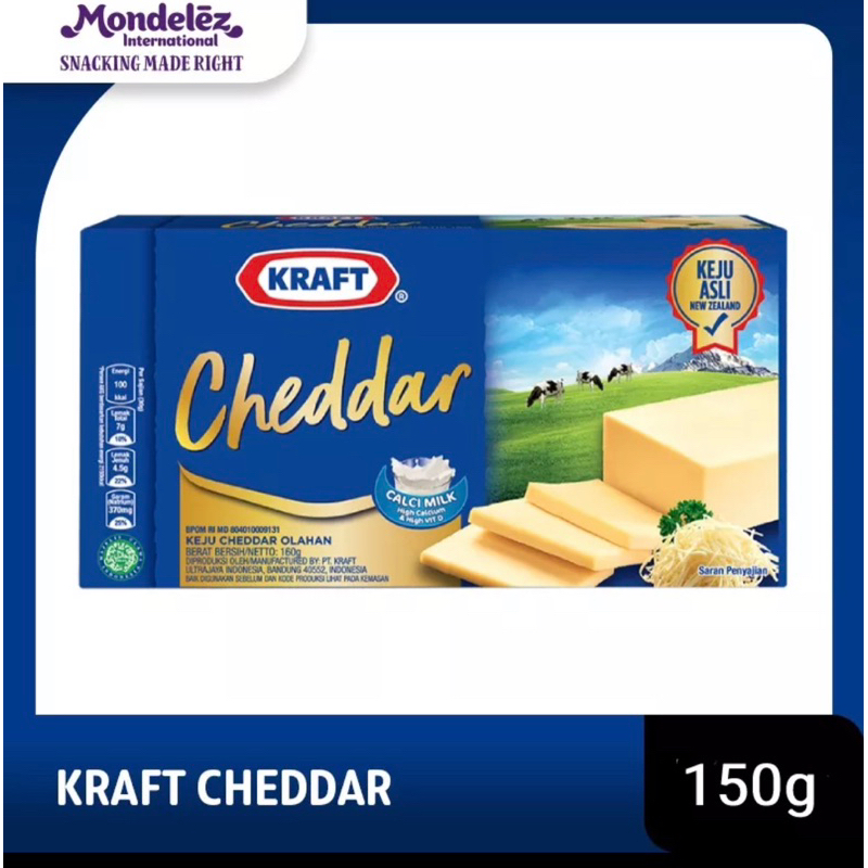 Jual Keju Kraft Cheddar Kemasan 150gr | Shopee Indonesia