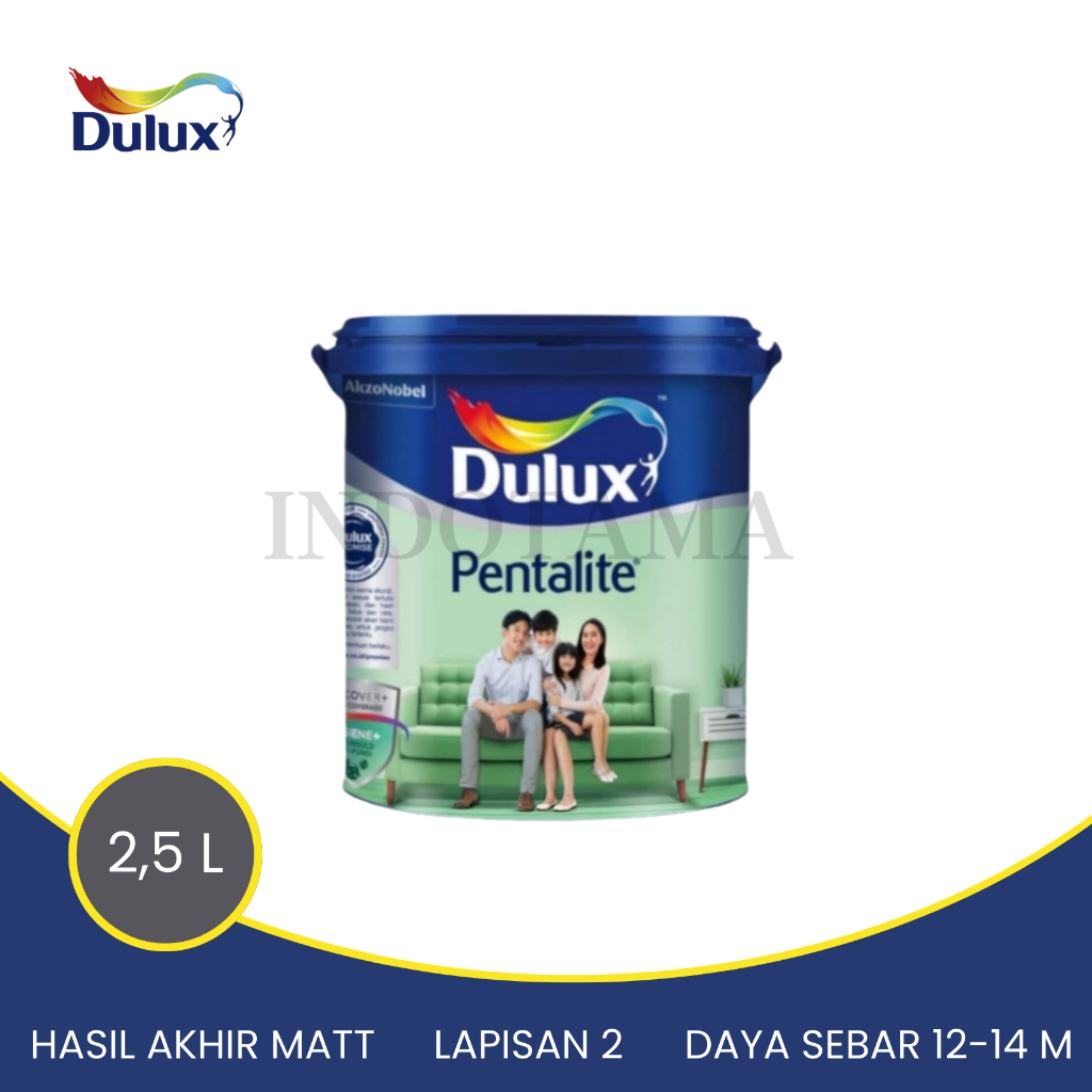 Jual Dulux Pentalite Antibac Brilliant White Kemasan 25 Liter Shopee Indonesia 0664