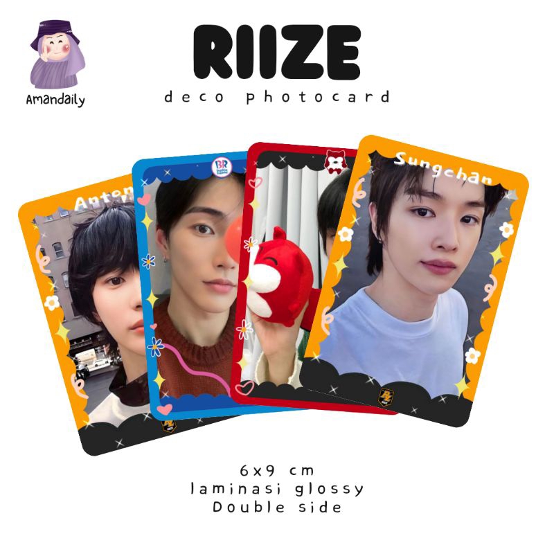 Jual RIIZE Photocard Premium & Deco Photocard Part 1 6x9 cm 310gr