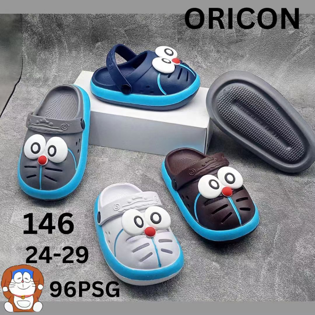 Jual Sandal baim anak motif Doraemon sandal selop anak model terbaru