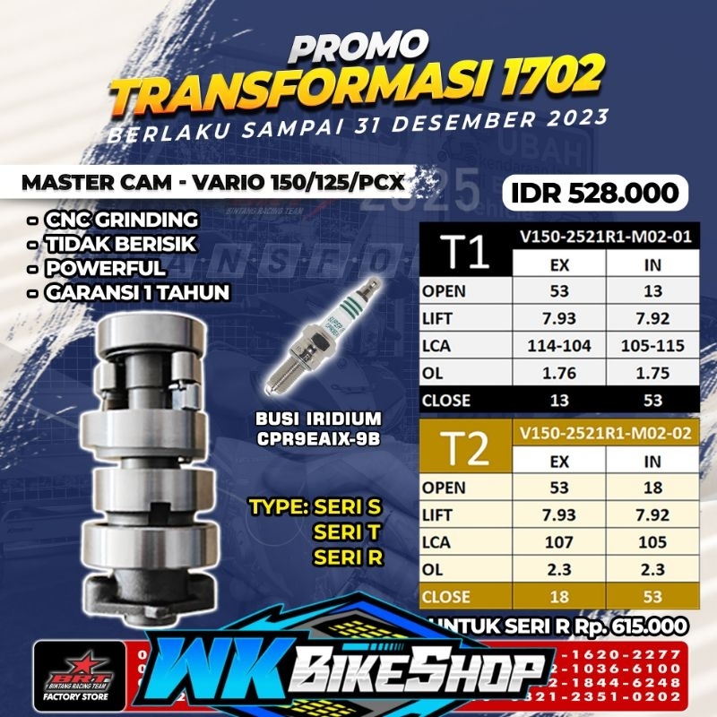 Jual NOKEN AS BRT VARIO 125/VARIO 150/ PCX 150 ( S13 / S16 / S17 / T1 ...