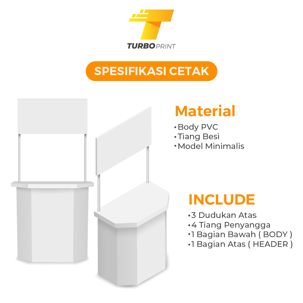 Jual EVENT DESK / PROMOTION TABLE / BOOTH PORTABLE CUSTOM STIKER / MEJA ...
