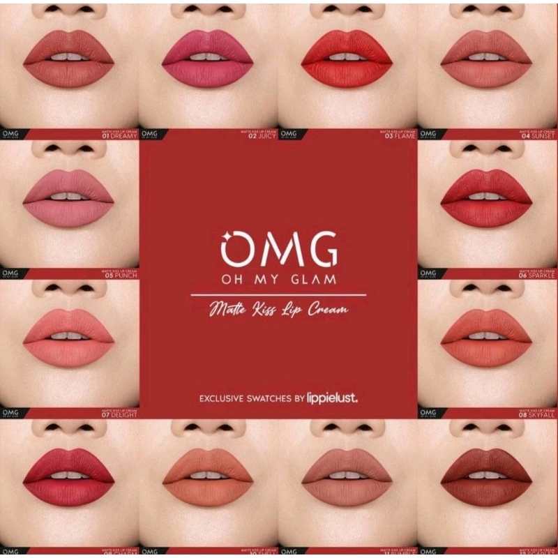 Jual OMG - Matte Kiss Lip Cream | Shopee Indonesia