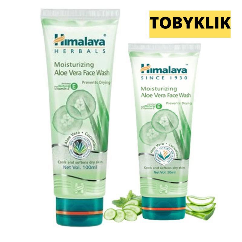 Jual Himalaya Moisturizing Aloe Vera Face Wash 100ml dan 50ml Shopee Indonesia