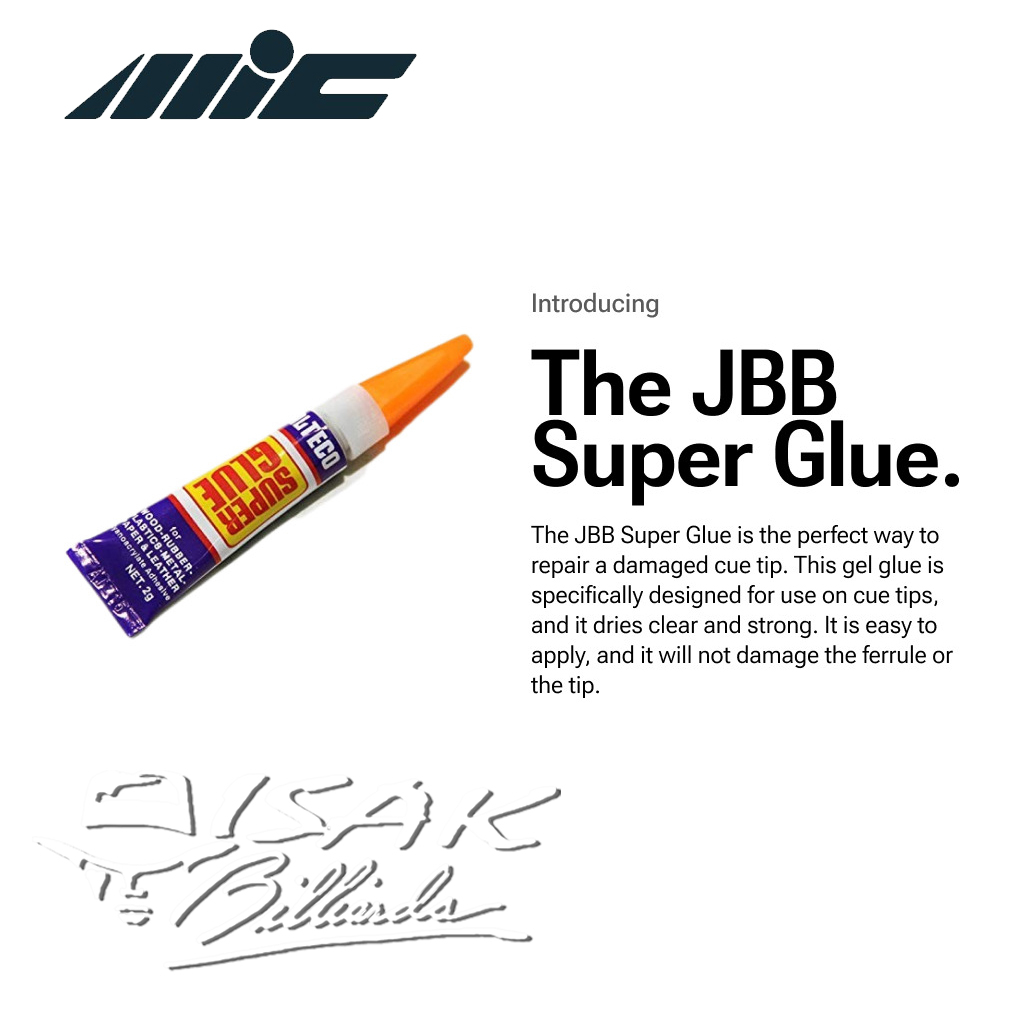 Jual JBB Cue Tip Super Glue Gel Super Cue Tip Billiard Shopee Indonesia